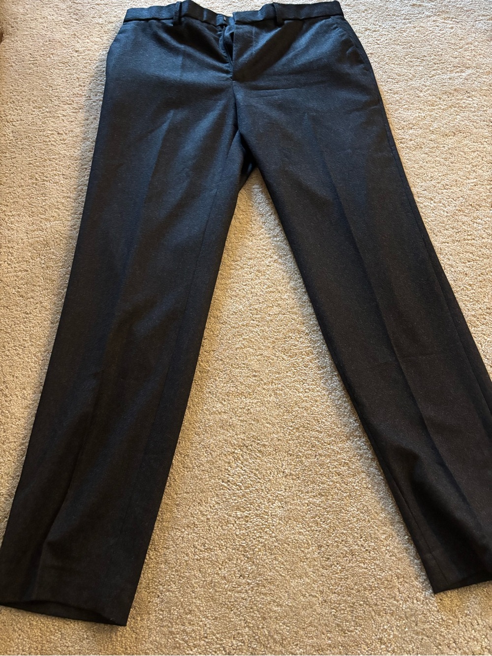 Banana Republic Men's Tapered Fit Chinos in Charcoal